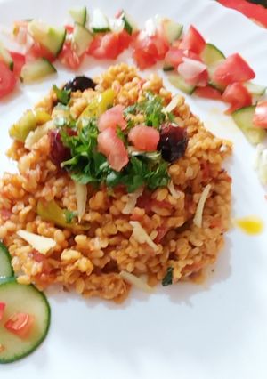 A picture of Dhaba style mash daal fry.