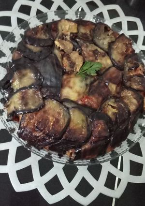 صورة لوصفة كيكة الباذنجان