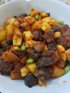 Foto resep Sambal goreng ati ampela, kentang, dan pete