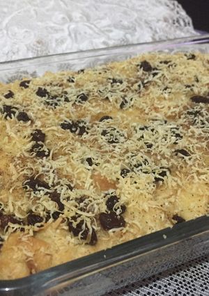 Foto resep Bread pudding (pudding roti panggang)