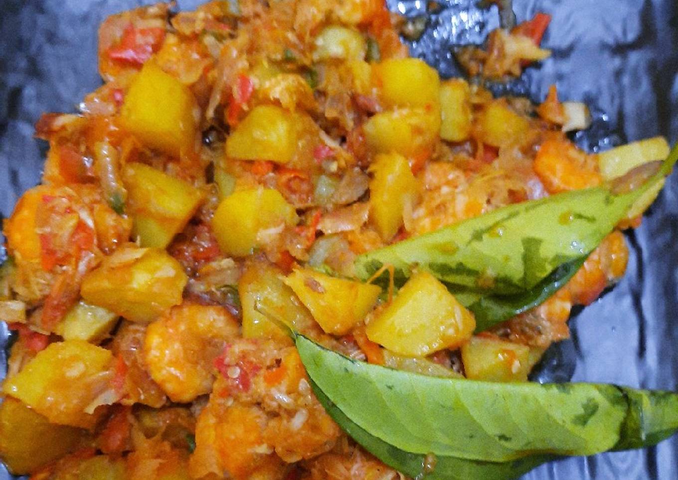 Udang Balado Kentang