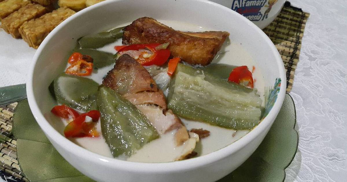 4 resep lodeh terong ikan pari asap enak dan sederhana 