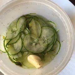 A picture of California Farm Hungarian Cucumber Salad.