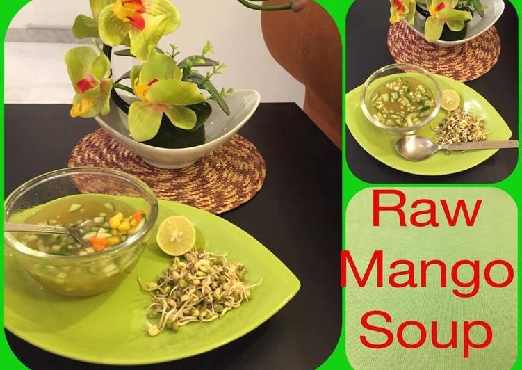 How to Make Recipe of Raw Mango Soup