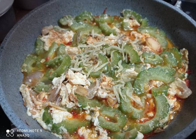 Resep: Tumis pare-telur-teri Wajib Dicoba