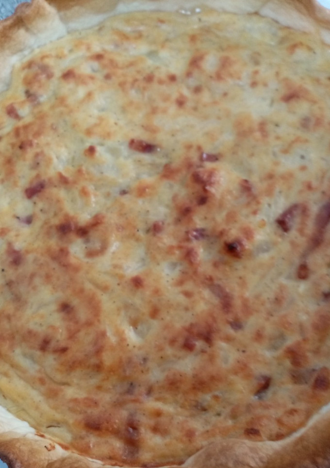 Una foto de Tarta de cebolla de Alsace "Francia"