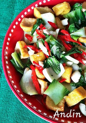 Foto resep Tumis Pac Choi Tahu Kuning