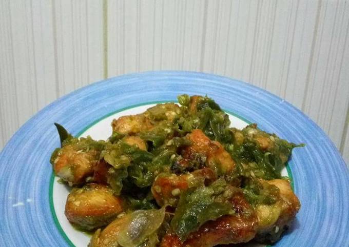 Ayam filet sambel ijo