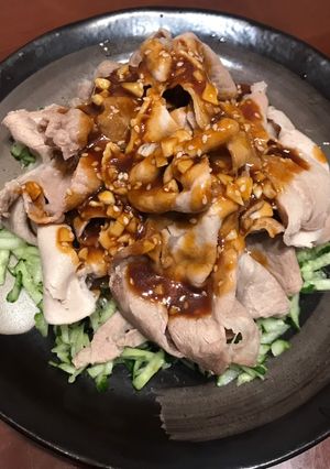 桔醬蒜泥肉片 的食譜成品照片