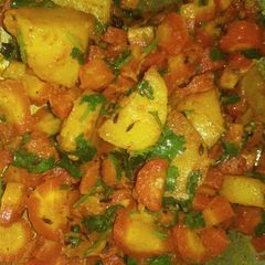 A picture of Aloo gajar veg.