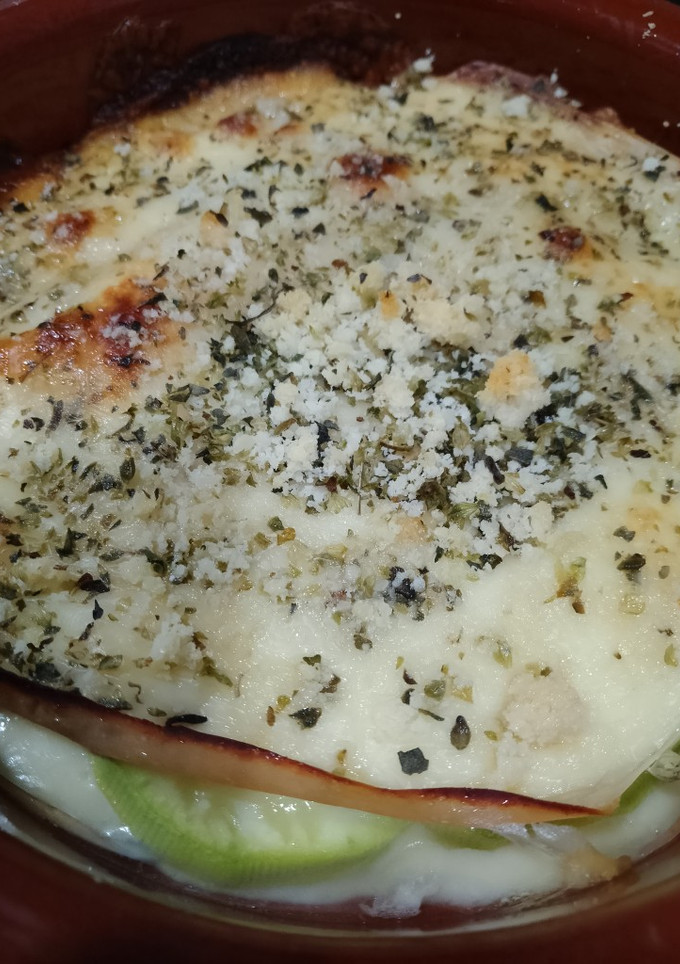 Una foto de Pastel de calabacín