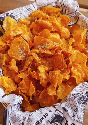 Una foto de Chips de boniato
