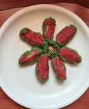 Guava flavour sandesh