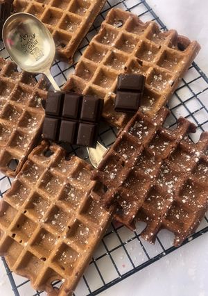 Une photo de Gaufres au chocolat 🍫
