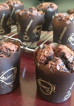 Foto resep Double Choco Muffin with chocochip