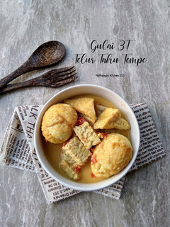 Foto resep Gulai 3T (Telur Tahu Tempe)