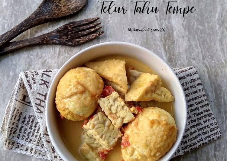 Siap Saji Gulai 3T (Telur Tahu Tempe) Ala Restoran