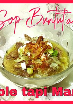 Foto resep Sop Buntut ala Keto #ketopad