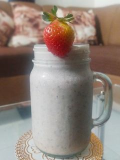 Una foto de Batido de Fresa Saludable