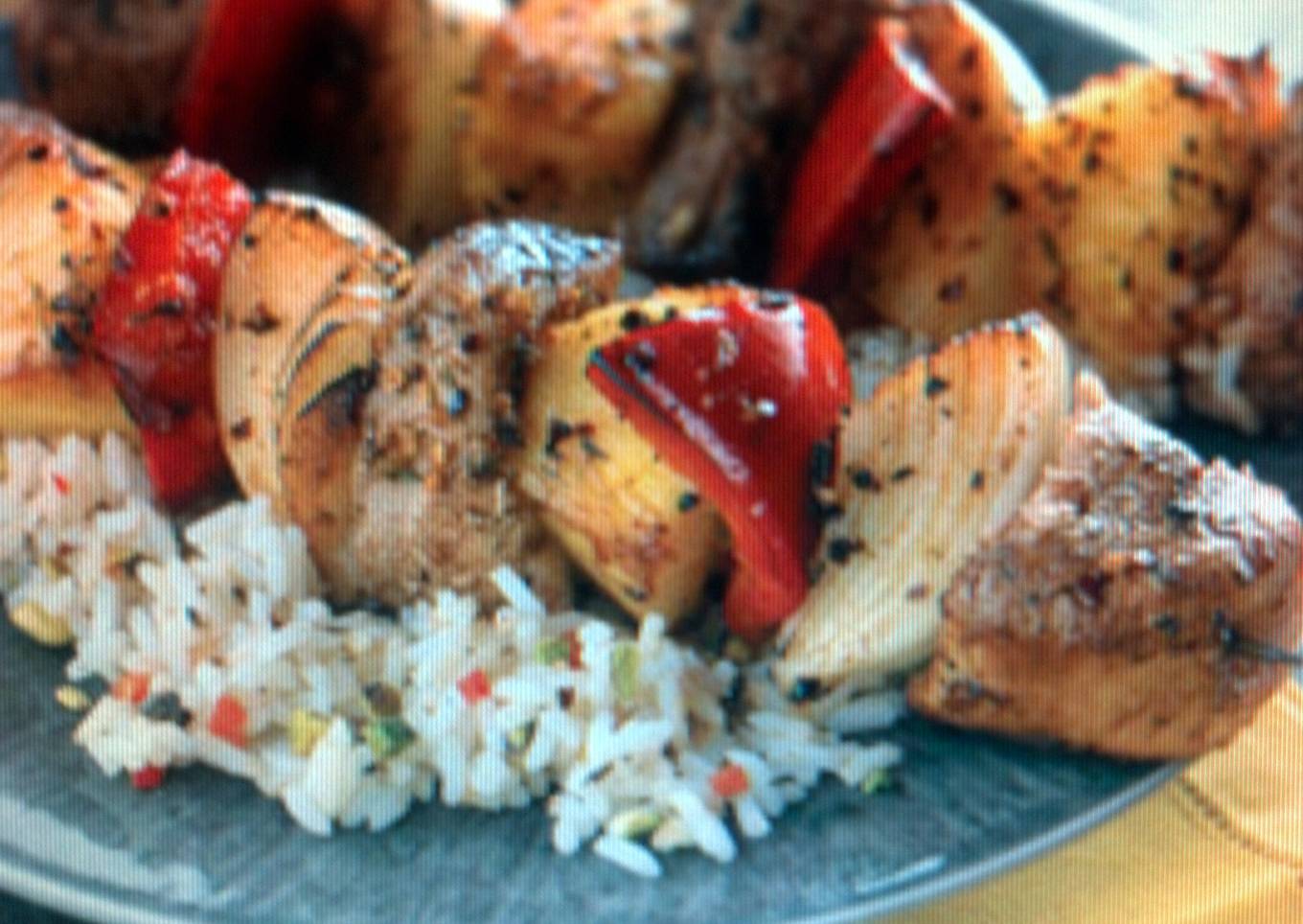 Caribbean Pork Kabobs