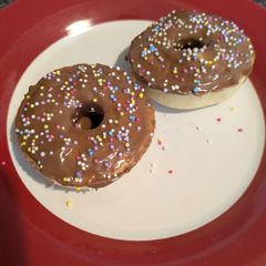 A picture of Mini pancake donuts.