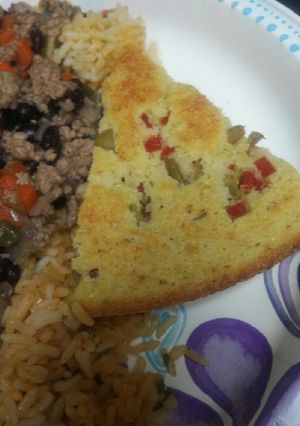 A picture of Olive Cornbread.