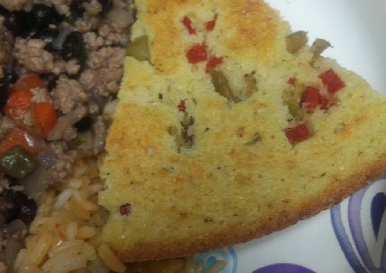 Steps to Make Ultimate Olive Cornbread