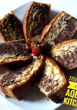 Foto resep Marble cake(cake marmer jadul lembut)