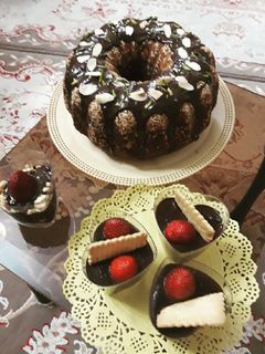 عکسی از دستور دسر دنت شکلاتی