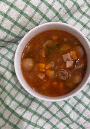 Foto resep Sup Merah