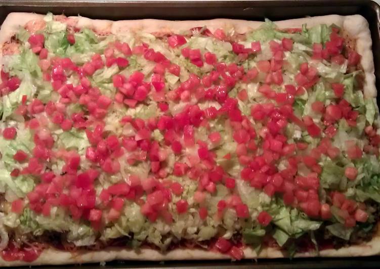 Simple Way to Make Homemade Taco Pizza