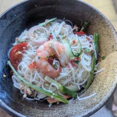A picture of Thai Rice Vermicelli Noodle Salad.