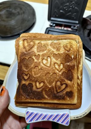熱壓吐司(起司牛肉蛋) 的食譜成品照片