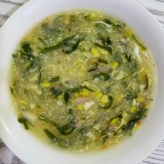 Corn soup A picture of Corn soup.