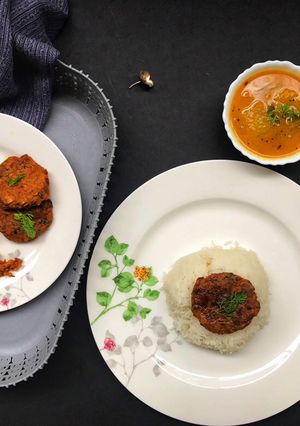 A picture of Raw plantain cutlet.