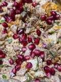 Hähnchensalat mit Granatapfelkernen
