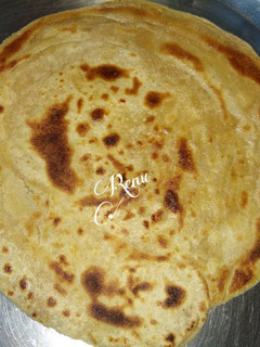 A picture of Lachha Paratha/ Layered Paratha.