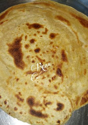 A picture of Lachha Paratha/ Layered Paratha.