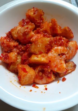 Foto resep Balado udang kentang