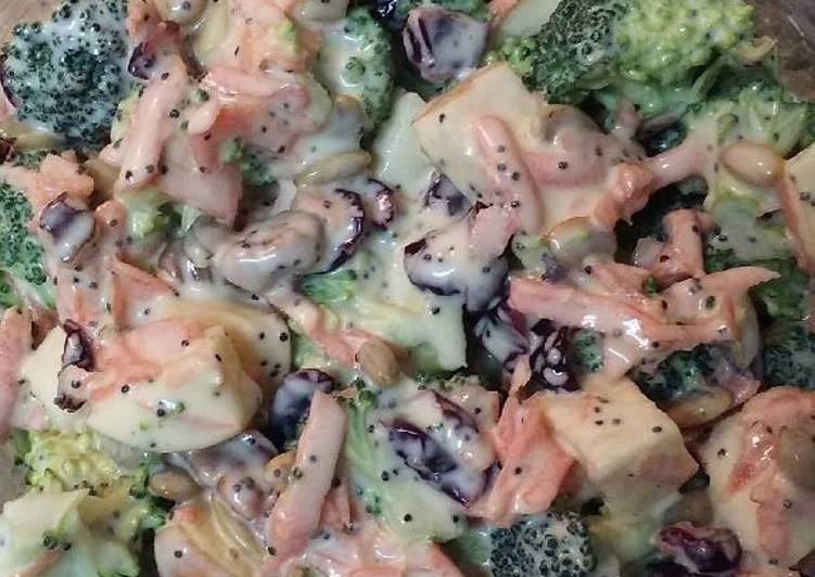 Step-by-Step Guide to Prepare Ultimate Broccoli and Apple Salad with a Honey Poppyseed Dressing