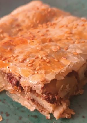 Una foto de Empanadilla de Morcilla de Jaén y Alcachofas