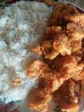 Camarones rebozados con salsa italiana