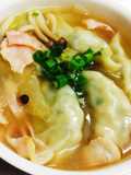 Vegetable Soup with Leftover or Frozen Gyoza