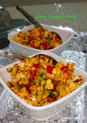 A picture of Jain Popcorn Bhel.