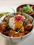 Teriyaki Chicken Rice Bowl with Soft-Boiled Egg