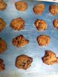 Flourless peanutbutter chocalatechip cookies