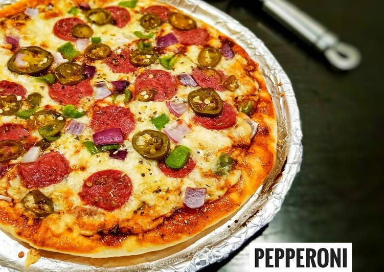 Recipe of Speedy Pepperoni Pizza