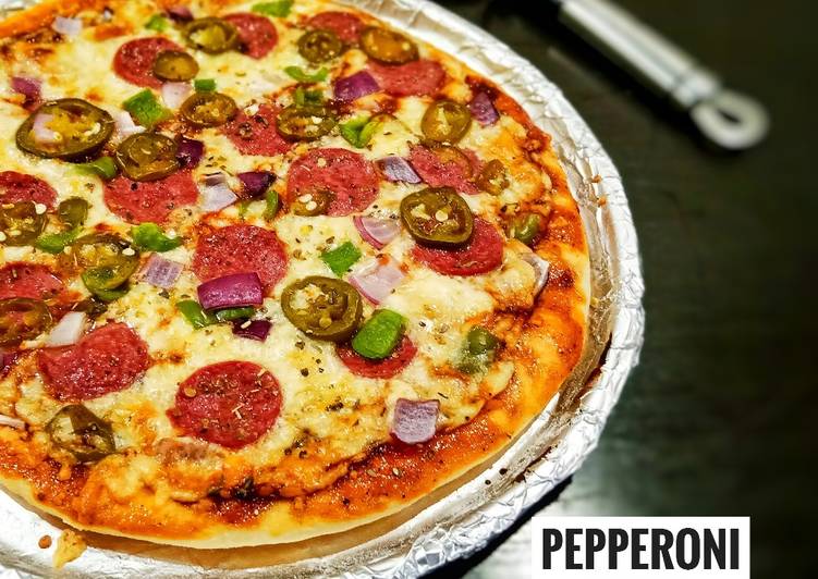 Simple Way to Make Homemade Pepperoni Pizza