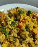 Falso🍚arroz🍛con pollo🍱a mi estilo🍗🫛🥕
