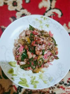Foto resep "Tumis Cumi Asin Bunga Kecombrang"